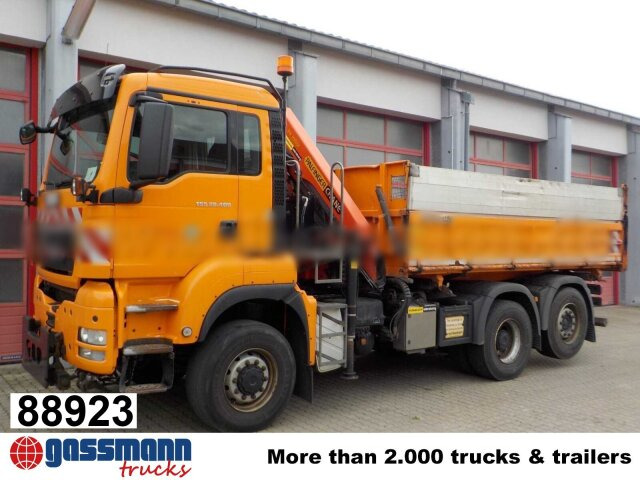 MAN TGS 28.400 6X4-4 BL, EEV, Lenk-/Lift, - Кипер, Камион со кран: слика 1 MAN TGS 28.400 6X4-4 BL, EEV, Lenk-/Lift, - Кипер, Камион со кран: слика 1