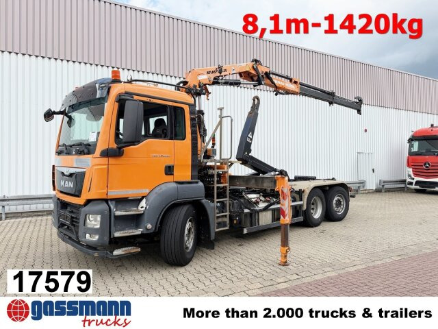 MAN TGS 28.440 6x2-4 BL, Lenk-/Liftachse, Kran Atlas - Камион со кука за подигање, Камион со кран: слика 1 MAN TGS 28.440 6x2-4 BL, Lenk-/Liftachse, Kran Atlas - Камион со кука за подигање, Камион со кран: слика 1