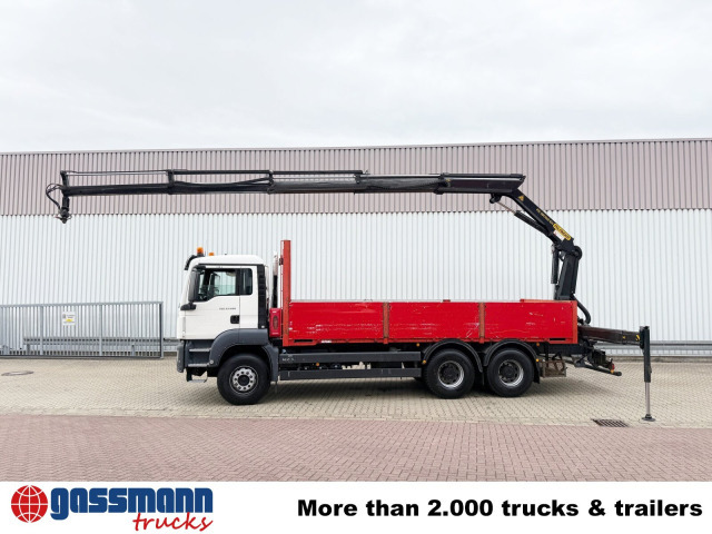 MAN TGS 33.400 6x4 BB, Navi, Heckkran PK18002-EH C, - Камион со платформа, Камион со кран: слика 2 MAN TGS 33.400 6x4 BB, Navi, Heckkran PK18002-EH C, - Камион со платформа, Камион со кран: слика 2