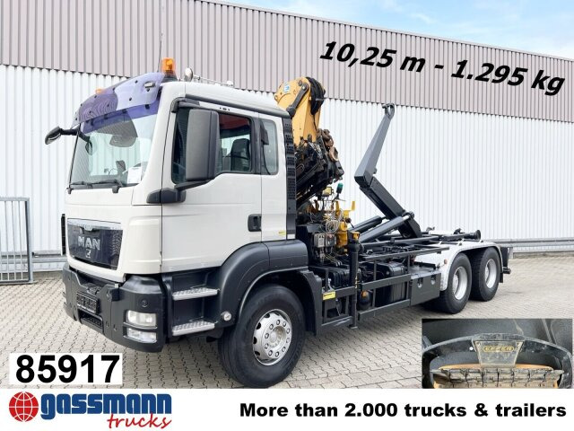 MAN TGS 33.440 6X4 BL mit Kran Effer 165-3S, Funk - Камион со кука за подигање, Камион со кран: слика 1 MAN TGS 33.440 6X4 BL mit Kran Effer 165-3S, Funk - Камион со кука за подигање, Камион со кран: слика 1