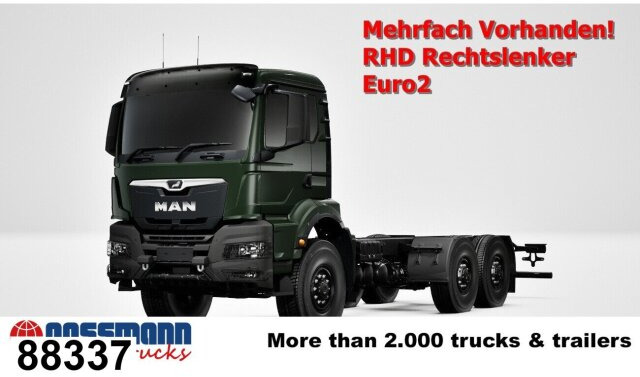 MAN TGS 33.440 6x6 BB CH RHD, Euro2, Rechtslenker, - Камион со кабинска шасија: слика 1 MAN TGS 33.440 6x6 BB CH RHD, Euro2, Rechtslenker, - Камион со кабинска шасија: слика 1