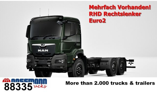 MAN TGS 33.440 6x6 BB CH RHD, Euro2, Rechtslenker, - Камион со кабинска шасија: слика 1 MAN TGS 33.440 6x6 BB CH RHD, Euro2, Rechtslenker, - Камион со кабинска шасија: слика 1