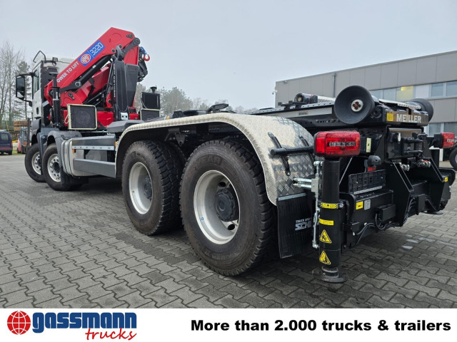 MAN TGS 35.480 8X4 BL, Intarder, Kran HMF 3220-K6, - Камион со кука за подигање, Камион со кран: слика 4 MAN TGS 35.480 8X4 BL, Intarder, Kran HMF 3220-K6, - Камион со кука за подигање, Камион со кран: слика 4