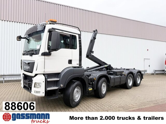 MAN TGS 35.480 8x4 BL, PriTarder, Navi - Камион со кука за подигање: слика 1 MAN TGS 35.480 8x4 BL, PriTarder, Navi - Камион со кука за подигање: слика 1