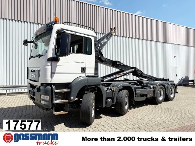 MAN TGS 35.540 8x6H BL, HydroDrive, PriTrader, Hiab - Камион со кука за подигање: слика 1 MAN TGS 35.540 8x6H BL, HydroDrive, PriTrader, Hiab - Камион со кука за подигање: слика 1