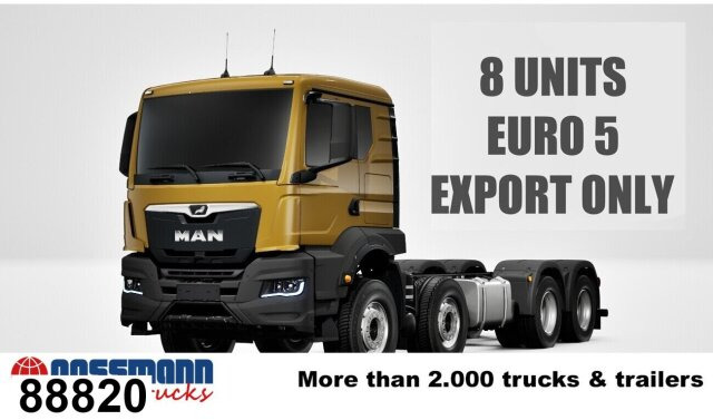 MAN TGS 41.440 8x4 BB CH, Retarder, MEHRFACH - Камион со кабинска шасија: слика 1 MAN TGS 41.440 8x4 BB CH, Retarder, MEHRFACH - Камион со кабинска шасија: слика 1