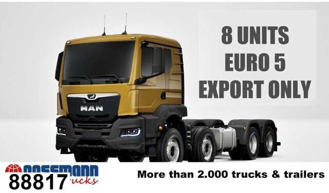 MAN TGS 41.440 8x4 BB CH, Retarder, MEHRFACH - Камион со кабинска шасија: слика 1 MAN TGS 41.440 8x4 BB CH, Retarder, MEHRFACH - Камион со кабинска шасија: слика 1