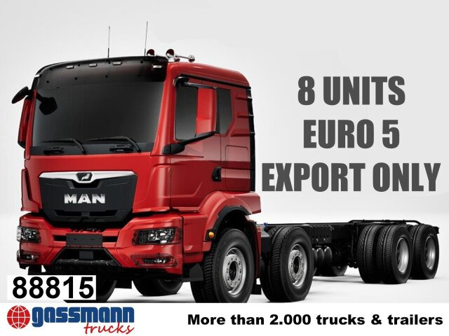 MAN TGS 41.480 8x4 BB CH, MEHRFACH VORHANDEN! - Камион со кабинска шасија: слика 1 MAN TGS 41.480 8x4 BB CH, MEHRFACH VORHANDEN! - Камион со кабинска шасија: слика 1