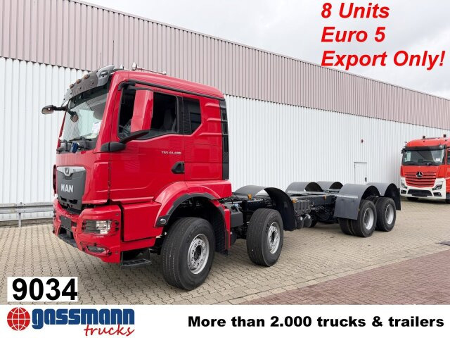 MAN TGS 41.480 8x4 BB CH, MEHRFACH VORHANDEN! - Камион со кабинска шасија: слика 1 MAN TGS 41.480 8x4 BB CH, MEHRFACH VORHANDEN! - Камион со кабинска шасија: слика 1