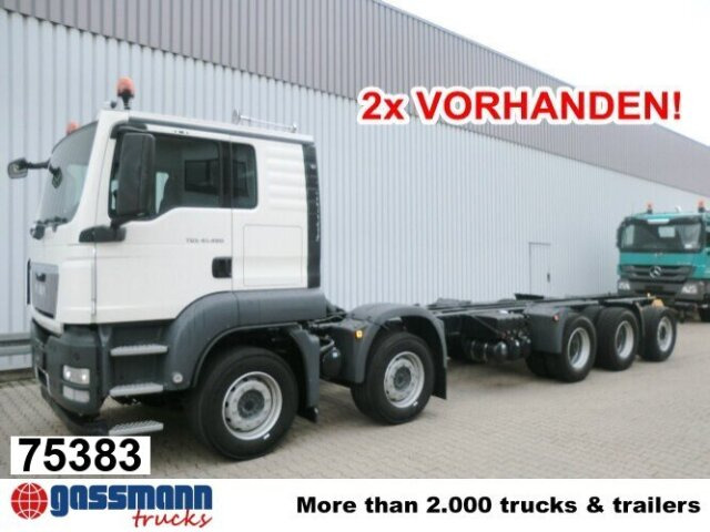 MAN TGS 50.480 BB 10x4, 2x VORHANDEN! - Камион со кабинска шасија: слика 1 MAN TGS 50.480 BB 10x4, 2x VORHANDEN! - Камион со кабинска шасија: слика 1