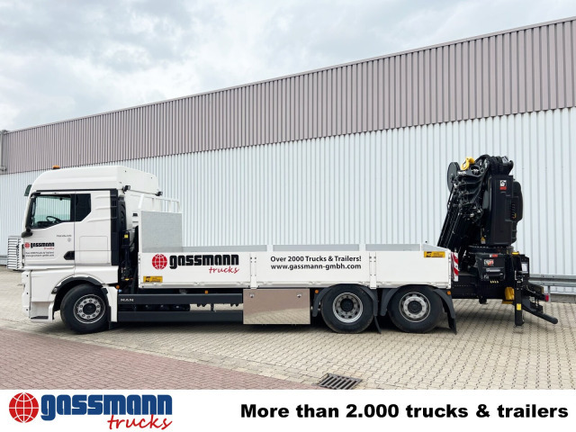 MAN TGX 26.510 6x2-4 LL, Kran Hiab X-HiPro 548 E-8, - Камион со платформа, Камион со кран: слика 2 MAN TGX 26.510 6x2-4 LL, Kran Hiab X-HiPro 548 E-8, - Камион со платформа, Камион со кран: слика 2
