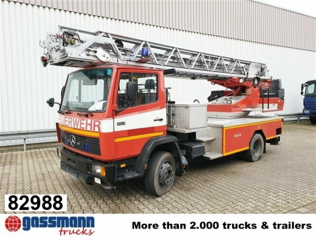 Mercedes-Benz 1114 4x2 DLK 18-12 CC Drehleiter, 24 Meter - Противпожарен камион: слика 1 Mercedes-Benz 1114 4x2 DLK 18-12 CC Drehleiter, 24 Meter - Противпожарен камион: слика 1