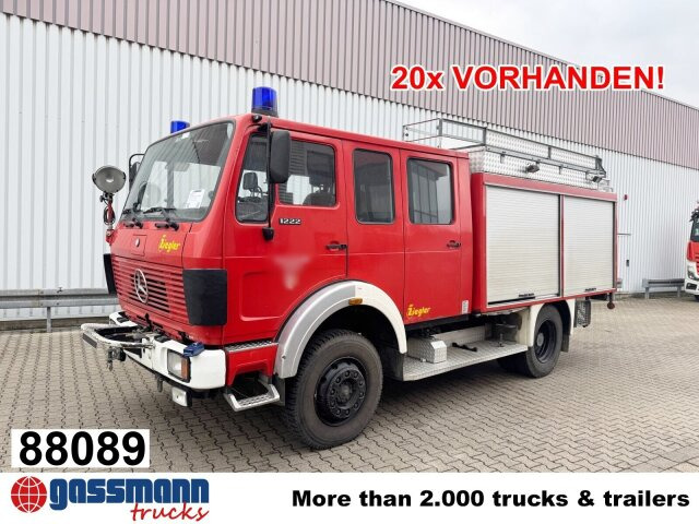 Mercedes-Benz 1222 AF 4x4 Doka, LF 16 TS - Противпожарен камион: слика 1 Mercedes-Benz 1222 AF 4x4 Doka, LF 16 TS - Противпожарен камион: слика 1