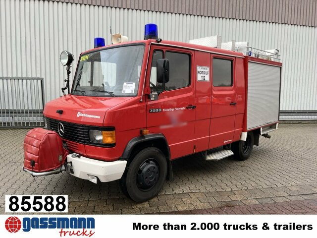 Mercedes-Benz 709 D 4x2 Doka, LF 8 - Противпожарен камион: слика 1 Mercedes-Benz 709 D 4x2 Doka, LF 8 - Противпожарен камион: слика 1