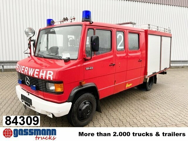Mercedes-Benz 814 D 4x2 Doka, TLF 8 - Противпожарен камион: слика 1 Mercedes-Benz 814 D 4x2 Doka, TLF 8 - Противпожарен камион: слика 1