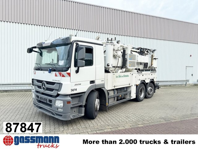 Mercedes-Benz Actros 2536 L 6x2, Müller Saug- und Spülwagen - Возило за метење: слика 1 Mercedes-Benz Actros 2536 L 6x2, Müller Saug- und Spülwagen - Возило за метење: слика 1
