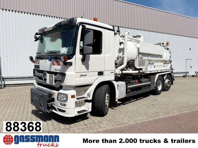 Mercedes-Benz Actros 2541 L 6x2, Müller Saug-/Spülwagen ca. - Возило за метење: слика 1 Mercedes-Benz Actros 2541 L 6x2, Müller Saug-/Spülwagen ca. - Возило за метење: слика 1
