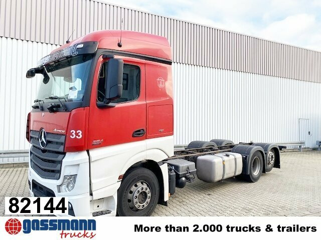 Mercedes-Benz Actros 2545 L 6x2, StreamSpace, Liftachse, - Камион со кабинска шасија: слика 1 Mercedes-Benz Actros 2545 L 6x2, StreamSpace, Liftachse, - Камион со кабинска шасија: слика 1