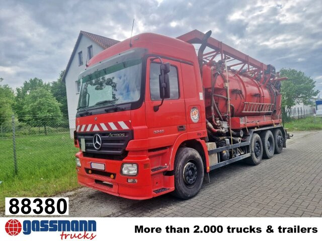 Mercedes-Benz Actros 3246 L 8x2, Hellmers Saug- und Spülwagen - Возило за метење: слика 1 Mercedes-Benz Actros 3246 L 8x2, Hellmers Saug- und Spülwagen - Возило за метење: слика 1