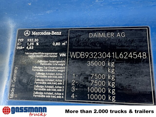Mercedes-Benz Actros MP 3, 3241/8x4, Alukipper Bordmatik, - Кипер: слика 5 Mercedes-Benz Actros MP 3, 3241/8x4, Alukipper Bordmatik, - Кипер: слика 5