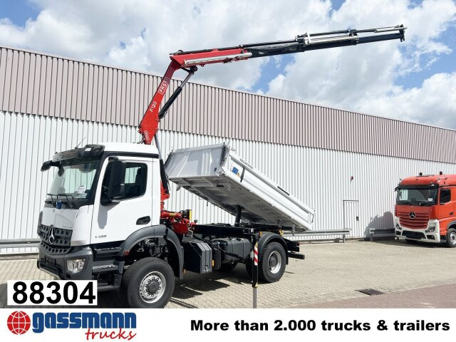 Mercedes-Benz Arocs 1832 AK 4x4, MultimediaCockpit, Navi, Kran - Кипер, Камион со кран: слика 1 Mercedes-Benz Arocs 1832 AK 4x4, MultimediaCockpit, Navi, Kran - Кипер, Камион со кран: слика 1