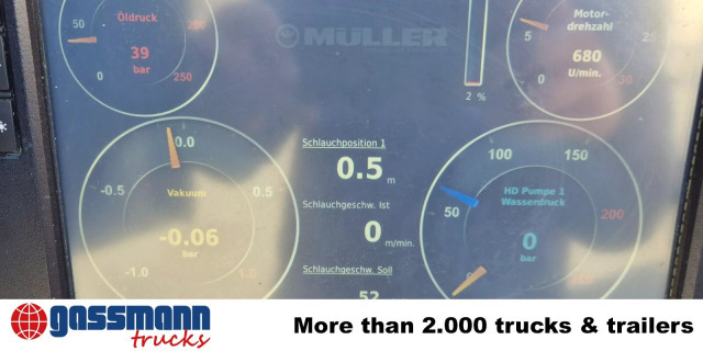 Mercedes-Benz Arocs 1843 L 4x2, Müller Canalmaster ca. 8m³, - Возило за метење: слика 2 Mercedes-Benz Arocs 1843 L 4x2, Müller Canalmaster ca. 8m³, - Возило за метење: слика 2