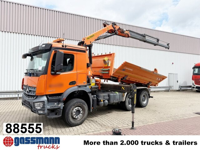 Mercedes-Benz Arocs 2643 K 6x4, Navi, Bordmatik, Kran - Кипер, Камион со кран: слика 1 Mercedes-Benz Arocs 2643 K 6x4, Navi, Bordmatik, Kran - Кипер, Камион со кран: слика 1