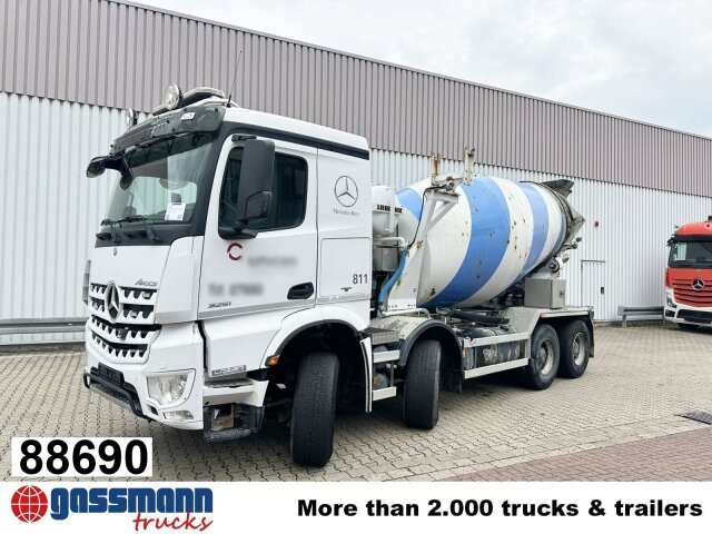 Mercedes-Benz Arocs 3251 8x4/4, Betonmischer Liebherr ca. 9m³ - Камион миксер за бетон: слика 1 Mercedes-Benz Arocs 3251 8x4/4, Betonmischer Liebherr ca. 9m³ - Камион миксер за бетон: слика 1