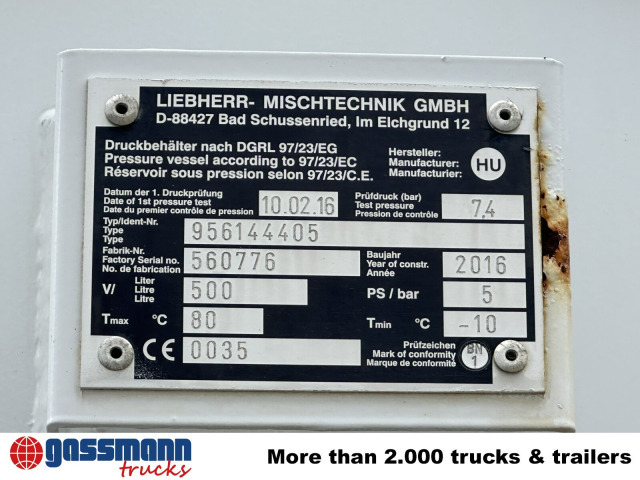 Mercedes-Benz Arocs 3251 8x4/4, Betonmischer Liebherr ca. 9m³ - Камион миксер за бетон: слика 4 Mercedes-Benz Arocs 3251 8x4/4, Betonmischer Liebherr ca. 9m³ - Камион миксер за бетон: слика 4