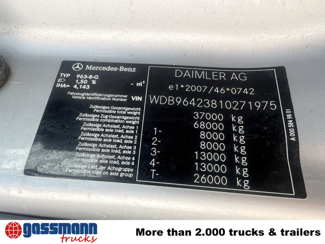 Mercedes-Benz Arocs 3251 LK 8x4/4, Retarder, Stahlmulde ca. - Истоварувач: слика 3 Mercedes-Benz Arocs 3251 LK 8x4/4, Retarder, Stahlmulde ca. - Истоварувач: слика 3