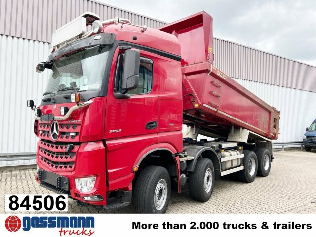 Mercedes-Benz Arocs 3263 8x4/4, Retarder, Stahlmulde ca.14m³, - Кипер: слика 1 Mercedes-Benz Arocs 3263 8x4/4, Retarder, Stahlmulde ca.14m³, - Кипер: слика 1