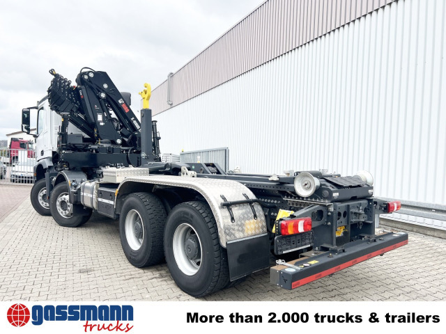 Нов Камион со кука за подигање, Камион со кран Mercedes-Benz Arocs 4142 B 8x4/4, Grounder, Funk: слика 11