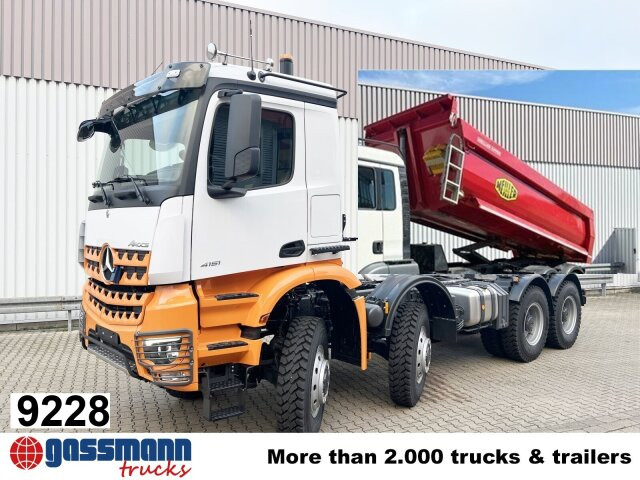 Mercedes-Benz Arocs 4151 AK 8x8/4, Grounder, Meiller - Истоварувач: слика 1 Mercedes-Benz Arocs 4151 AK 8x8/4, Grounder, Meiller - Истоварувач: слика 1
