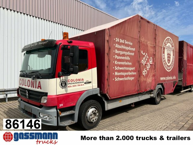 Mercedes-Benz Atego 1223 L 4x2, Kompl. Zug, Lift- & - Автотранспортен камион: слика 1 Mercedes-Benz Atego 1223 L 4x2, Kompl. Zug, Lift- & - Автотранспортен камион: слика 1