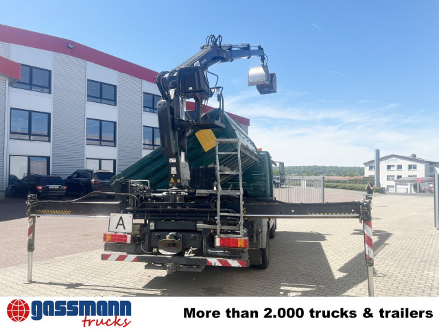 Кипер, Камион со кран Mercedes-Benz Atego 1624/27 4x2, Heckkran Hiab 099 BS-2 HiDuo,: слика 11