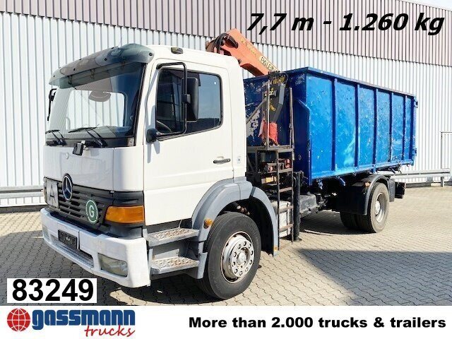 Mercedes-Benz Atego 1823 4x2 mit Kran Palfinger PK10500, - Кипер, Камион со кран: слика 1 Mercedes-Benz Atego 1823 4x2 mit Kran Palfinger PK10500, - Кипер, Камион со кран: слика 1