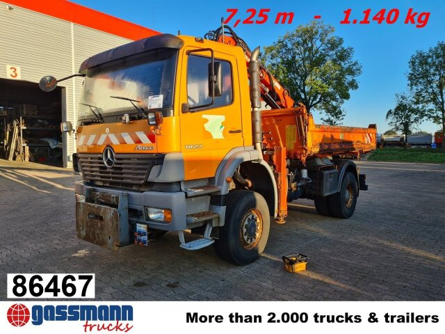 Mercedes-Benz Atego 1823 AK 4x4 mit Kran Atlas 85.2, Funk, - Кипер, Камион со кран: слика 1 Mercedes-Benz Atego 1823 AK 4x4 mit Kran Atlas 85.2, Funk, - Кипер, Камион со кран: слика 1