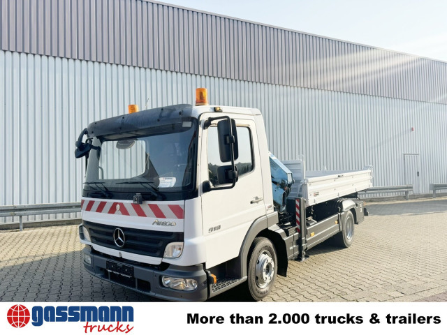Mercedes-Benz Atego 818 K 4x2 mit Kran Atlas AK 50.1-A2 - Кипер, Камион со кран: слика 2 Mercedes-Benz Atego 818 K 4x2 mit Kran Atlas AK 50.1-A2 - Кипер, Камион со кран: слика 2