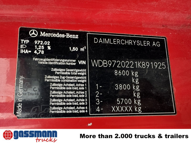 Mercedes-Benz Atego 818 K 4x2 mit Kran Palfinger PK 6500, 2x - Кипер, Камион со кран: слика 5 Mercedes-Benz Atego 818 K 4x2 mit Kran Palfinger PK 6500, 2x - Кипер, Камион со кран: слика 5