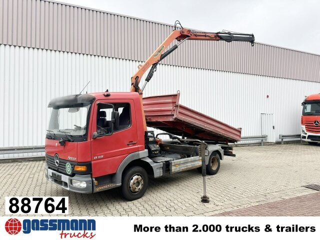 Mercedes-Benz Atego 818 K 4x2 mit Kran Palfinger PK 6500, 2x - Кипер, Камион со кран: слика 1 Mercedes-Benz Atego 818 K 4x2 mit Kran Palfinger PK 6500, 2x - Кипер, Камион со кран: слика 1