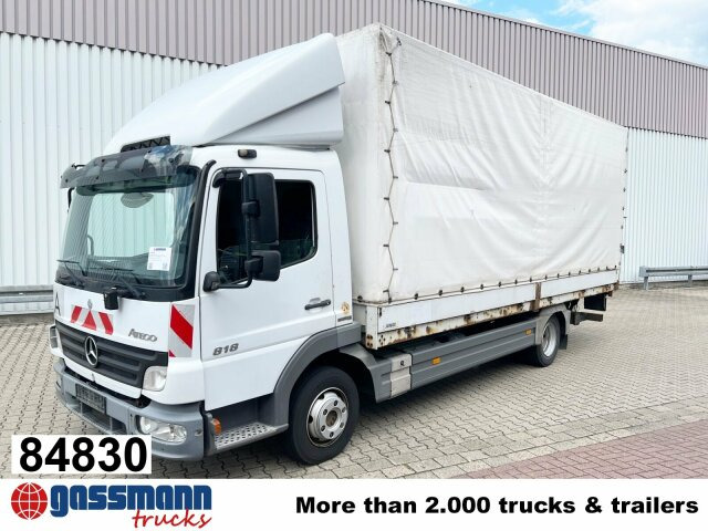 Mercedes-Benz Atego 818 L 4x2 mit LBW BÄR - Камион со платформа: слика 1 Mercedes-Benz Atego 818 L 4x2 mit LBW BÄR - Камион со платформа: слика 1