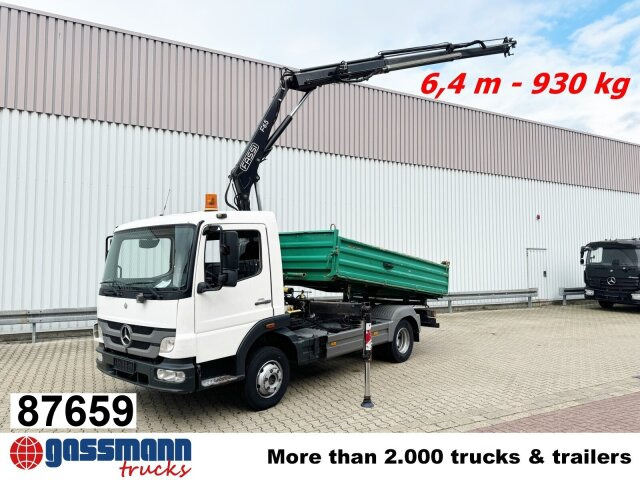 Mercedes-Benz Atego 918 KK 4x2, 2x AHK, Kran Fassi F65 - Кипер, Камион со кран: слика 1 Mercedes-Benz Atego 918 KK 4x2, 2x AHK, Kran Fassi F65 - Кипер, Камион со кран: слика 1