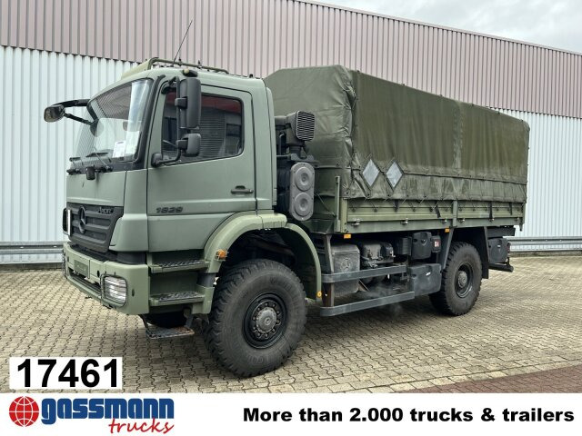 Mercedes-Benz Axor 1829 A 4x4, Ex- - Камион со платформа: слика 1 Mercedes-Benz Axor 1829 A 4x4, Ex- - Камион со платформа: слика 1