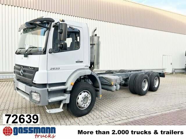 Mercedes-Benz Axor 2633 K 6x4 RHD - Камион со кабинска шасија: слика 1 Mercedes-Benz Axor 2633 K 6x4 RHD - Камион со кабинска шасија: слика 1