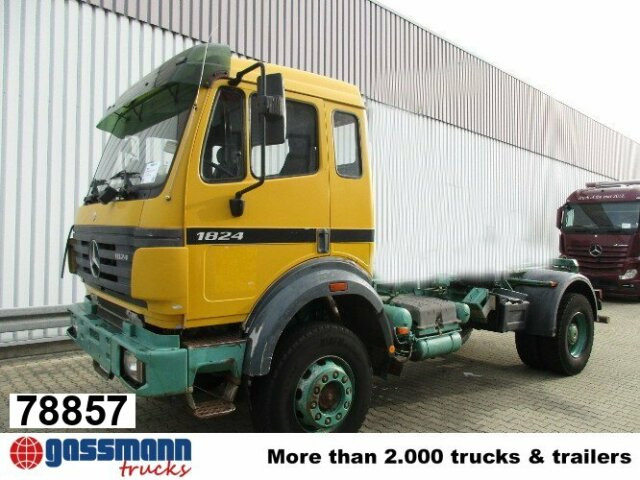 Mercedes-Benz SK 1824 AK 4x4 Chassis - Камион со кабинска шасија: слика 1 Mercedes-Benz SK 1824 AK 4x4 Chassis - Камион со кабинска шасија: слика 1
