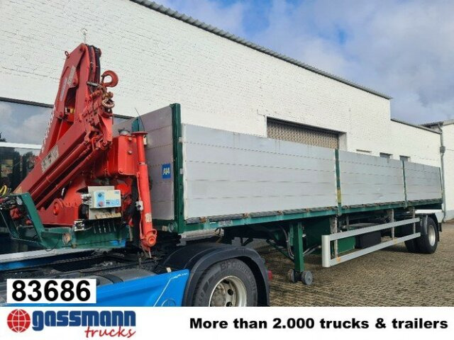 SCHELLING 504 H 22 mit Kran Ferrari 708, 7m/t - Полуприколка платформа: слика 1 SCHELLING 504 H 22 mit Kran Ferrari 708, 7m/t - Полуприколка платформа: слика 1