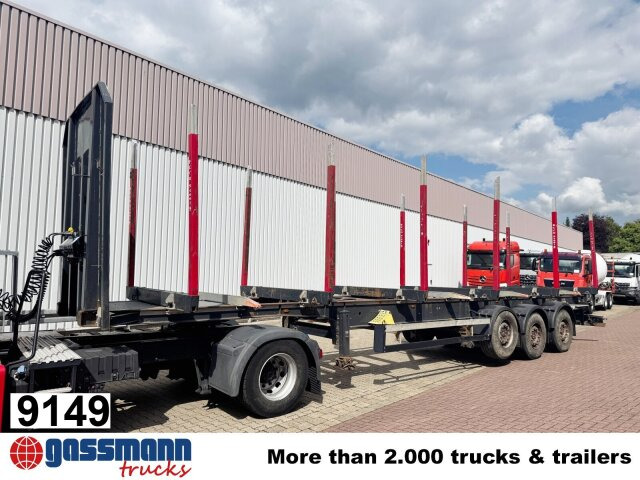 Schwarzmüller 3-Achs Holzauflieger, Liftachse, MEHRFACH - Полуприколка за дрва: слика 1 Schwarzmüller 3-Achs Holzauflieger, Liftachse, MEHRFACH - Полуприколка за дрва: слика 1