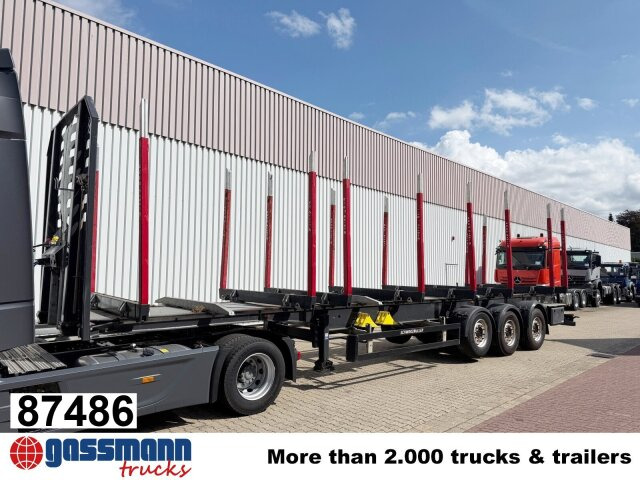 Schwarzmüller 3-Achs Holzauflieger, Liftachse, MEHRFACH - Полуприколка за дрва: слика 1 Schwarzmüller 3-Achs Holzauflieger, Liftachse, MEHRFACH - Полуприколка за дрва: слика 1