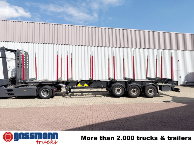 Schwarzmüller 3-Achs Holzauflieger, Liftachse, MEHRFACH - Полуприколка за дрва: слика 4 Schwarzmüller 3-Achs Holzauflieger, Liftachse, MEHRFACH - Полуприколка за дрва: слика 4