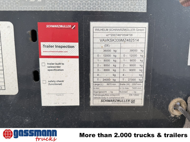 Кипер полуприколка Schwarzmüller K-Serie Kippauflieger, Hardoxmulde ca. 24/26m³,: слика 6 Кипер полуприколка Schwarzmüller K-Serie Kippauflieger, Hardoxmulde ca. 24/26m³,: слика 6